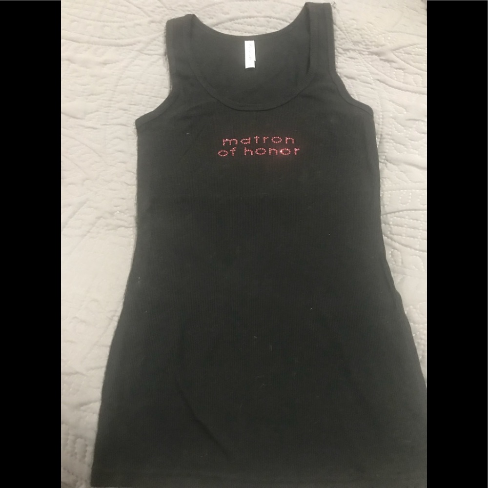 Super cute Matron of Honor Tank Size M NWT